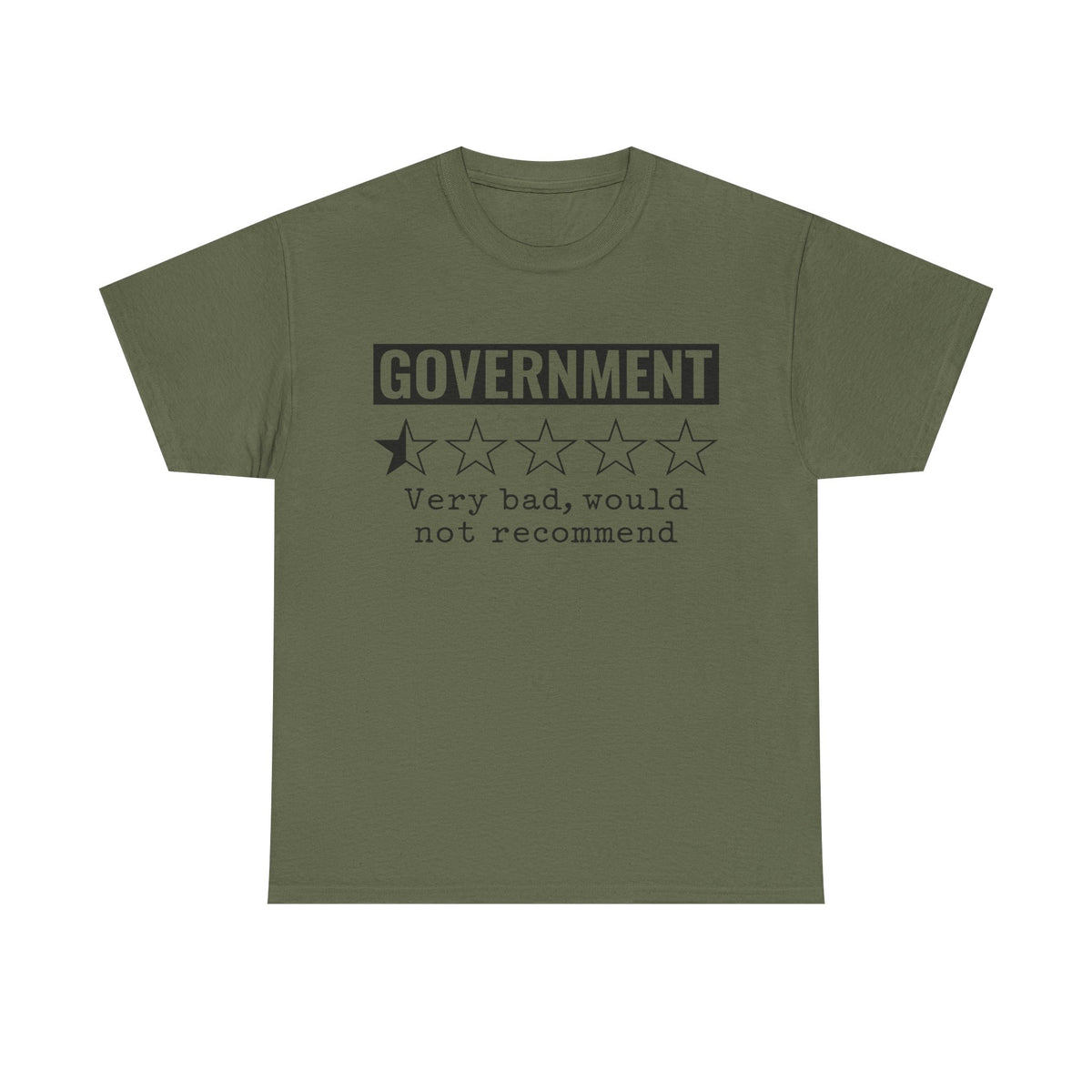 Government Review Tee | Funny Political T-Shirt, Gift for Activists, Quirky Humor Shirt, Unisex Graphic Tee, Statement Clothing