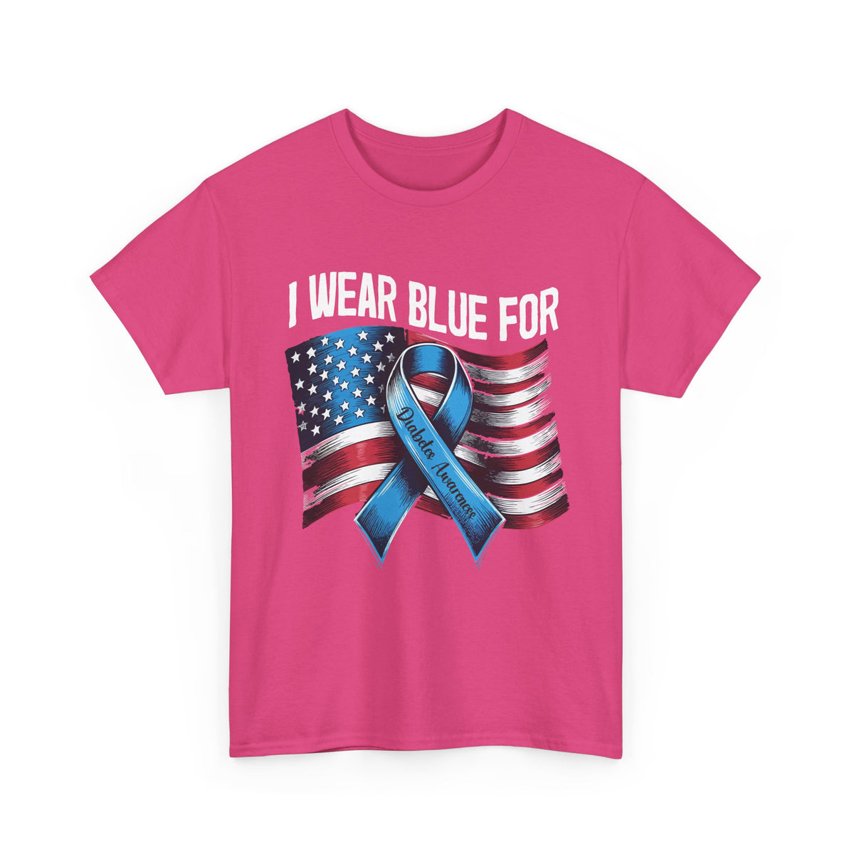 I Wear Blue For Diabetes
