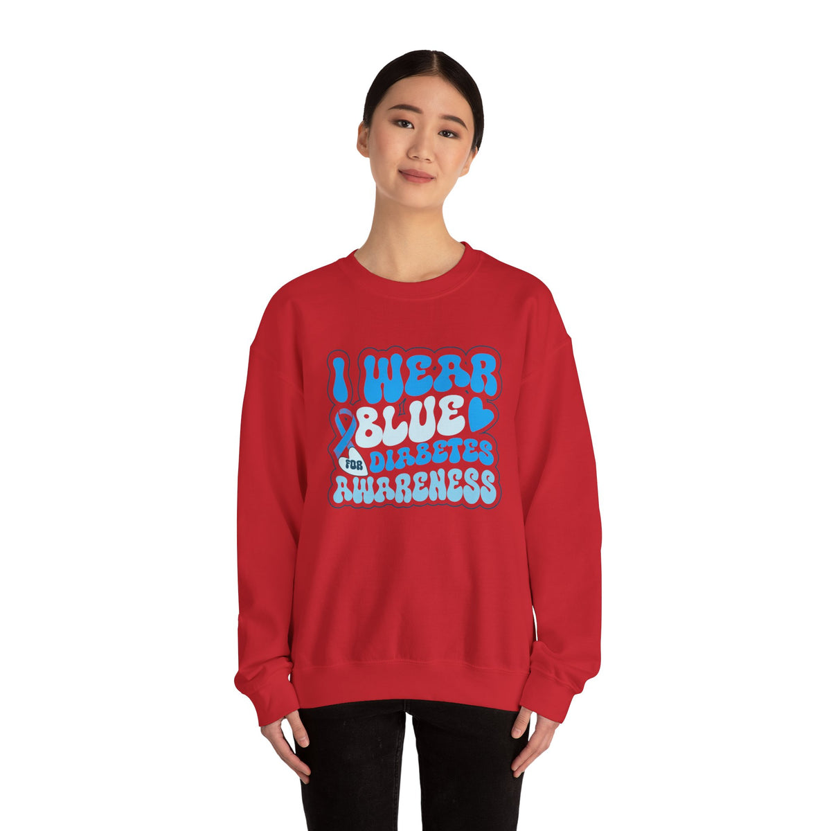 I Wear Blue Unisex Sweatshirt