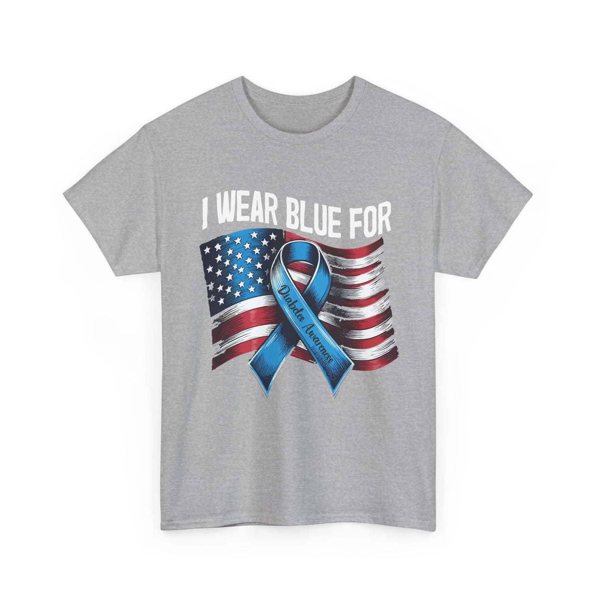 I Wear Blue For Diabetes