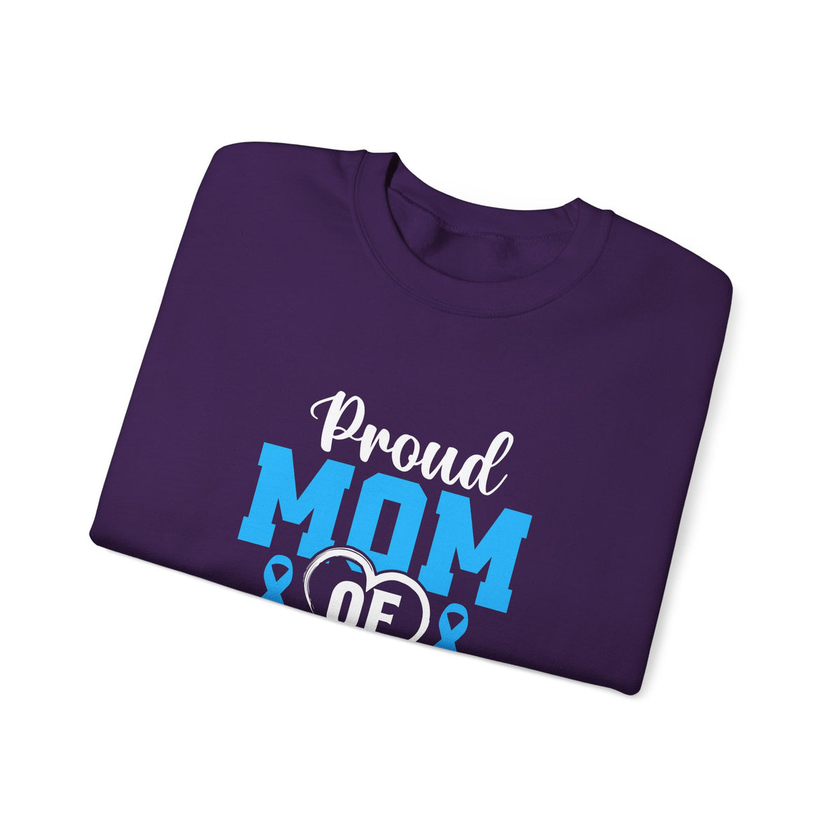 Proud Mom Of A Tie Warrior Unisex Sweatshirt
