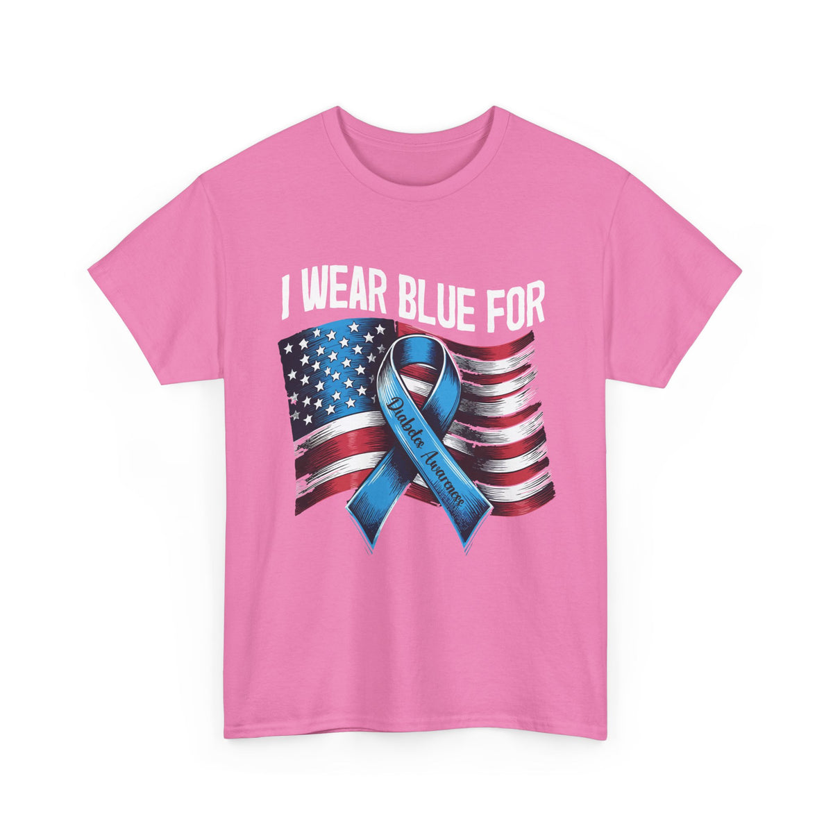 I Wear Blue For Diabetes