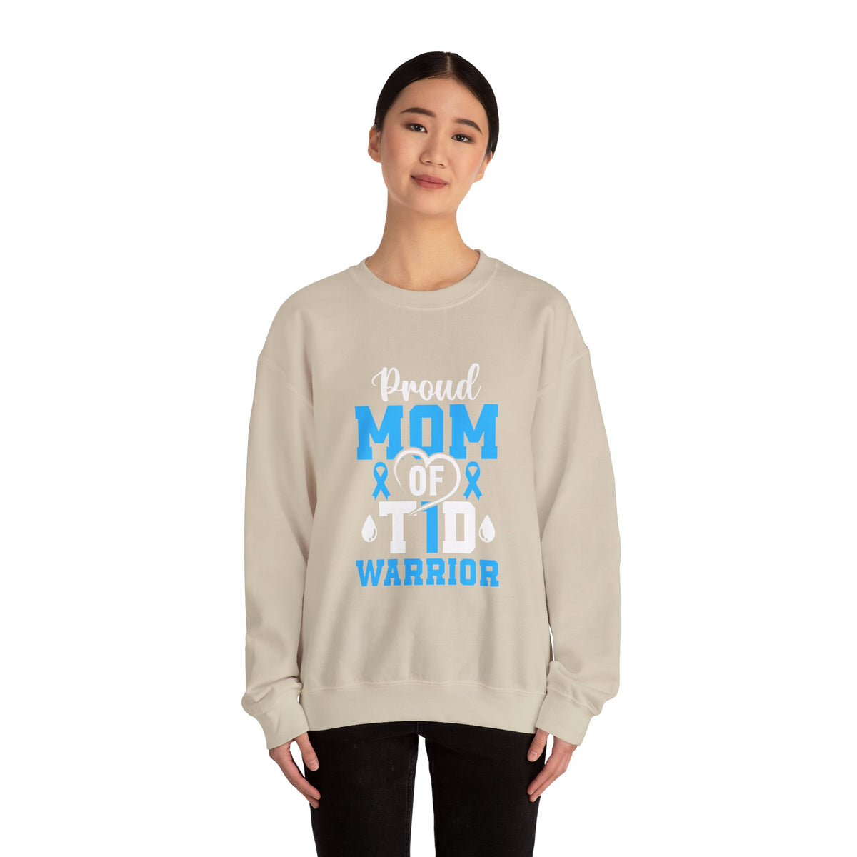 Proud Mom Of A Tie Warrior Unisex Sweatshirt