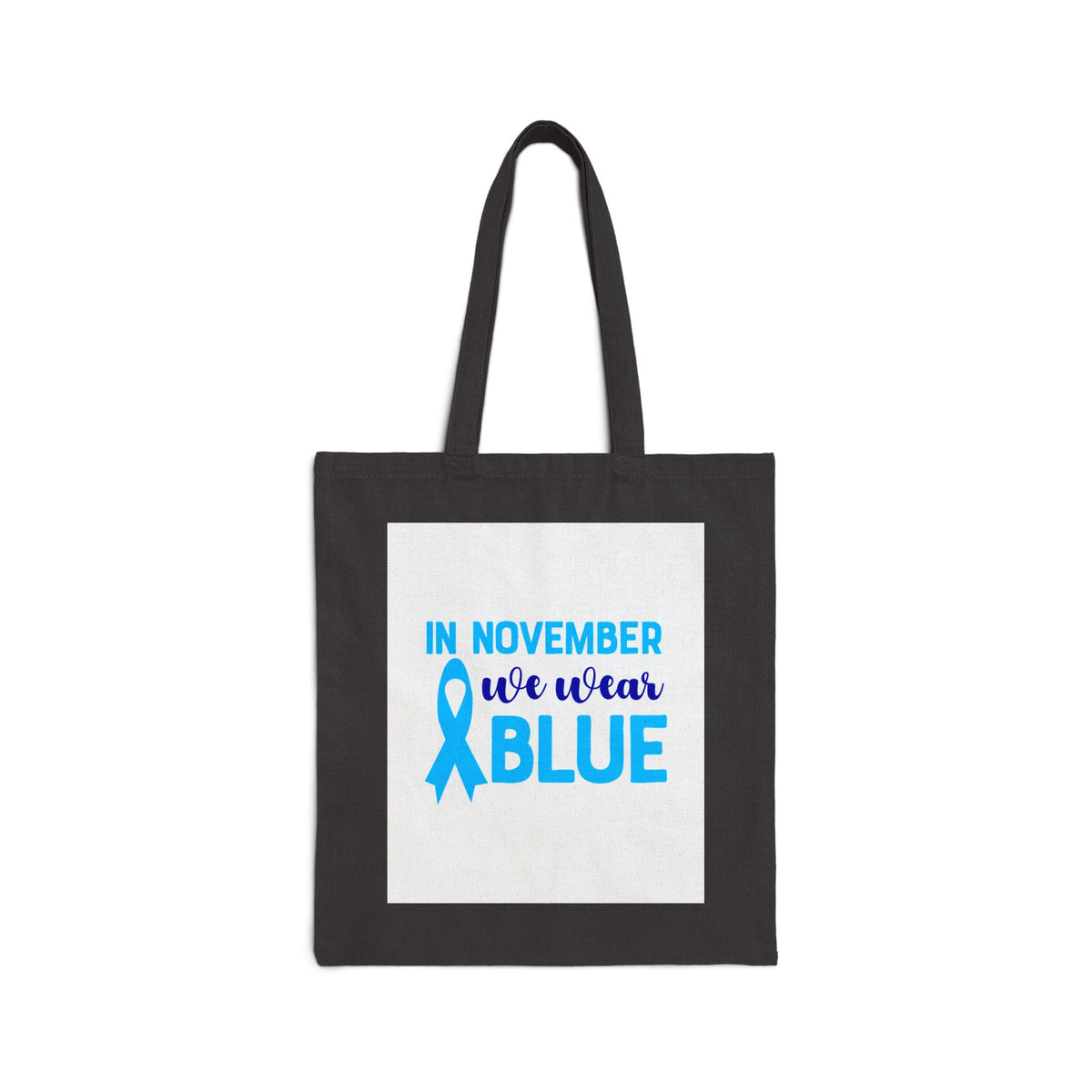In November We Wear Blue Tote Bag