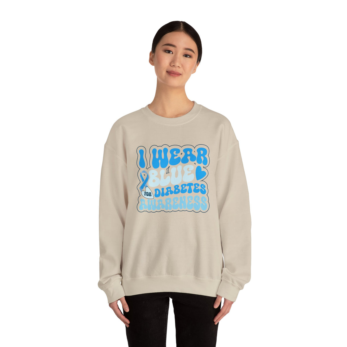 I Wear Blue Unisex Sweatshirt