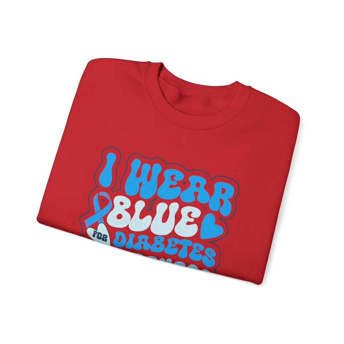 I Wear Blue Unisex Sweatshirt