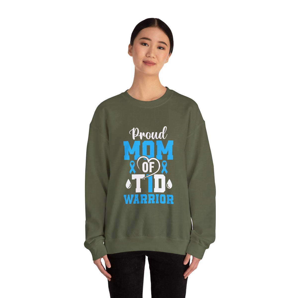 Proud Mom Of A Tie Warrior Unisex Sweatshirt