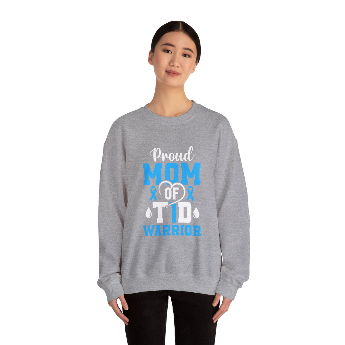 Proud Mom Of A Tie Warrior Unisex Sweatshirt