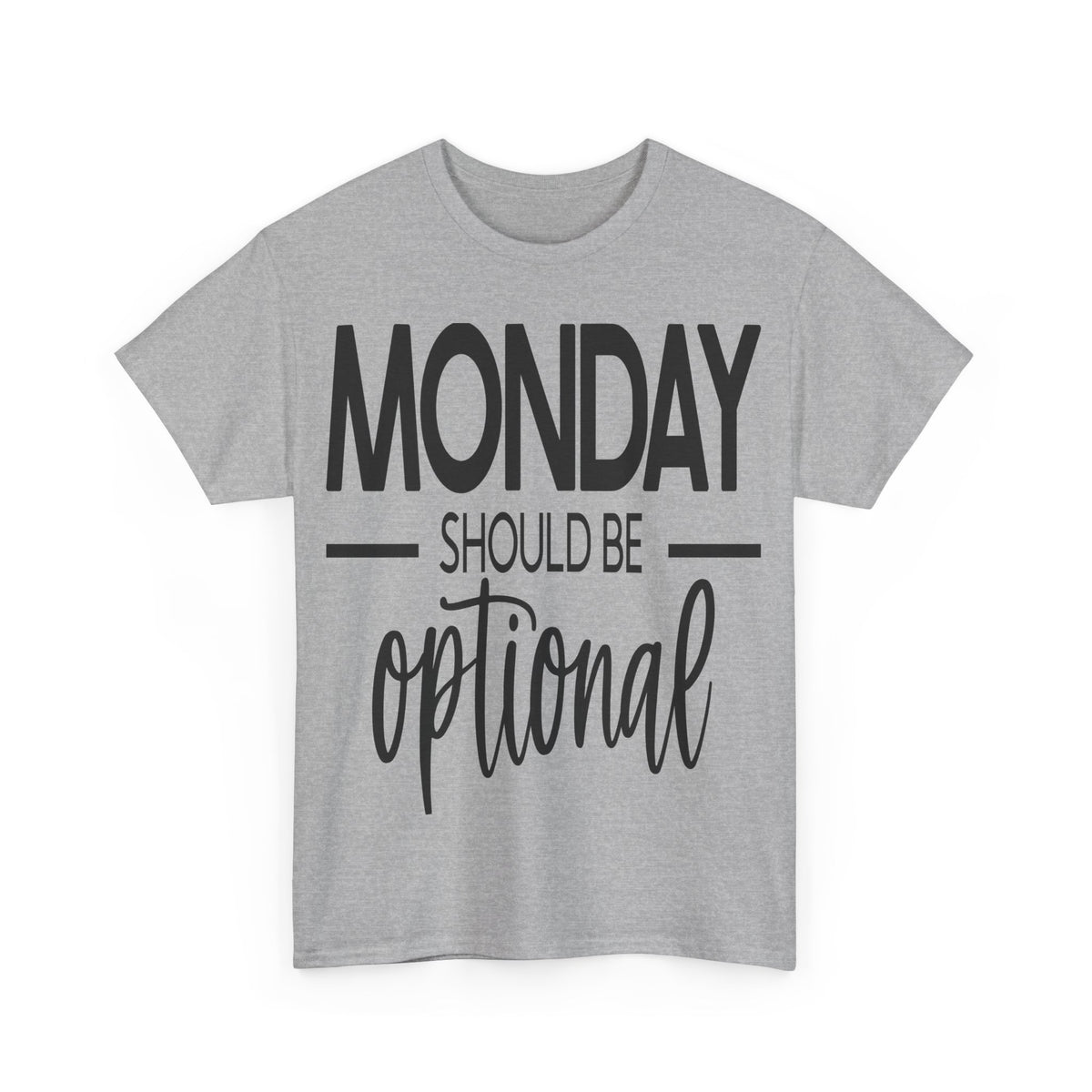 Funny Unisex Softstyle T-Shirt - "Monday Should Be Optional"
