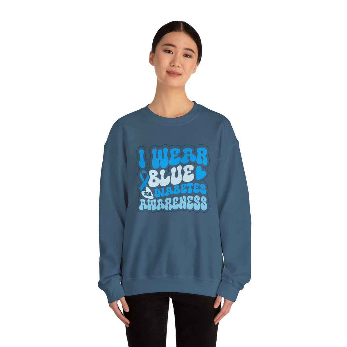 I Wear Blue Unisex Sweatshirt