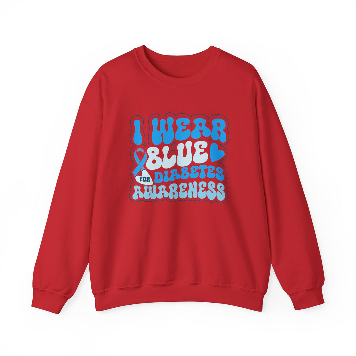I Wear Blue Unisex Sweatshirt