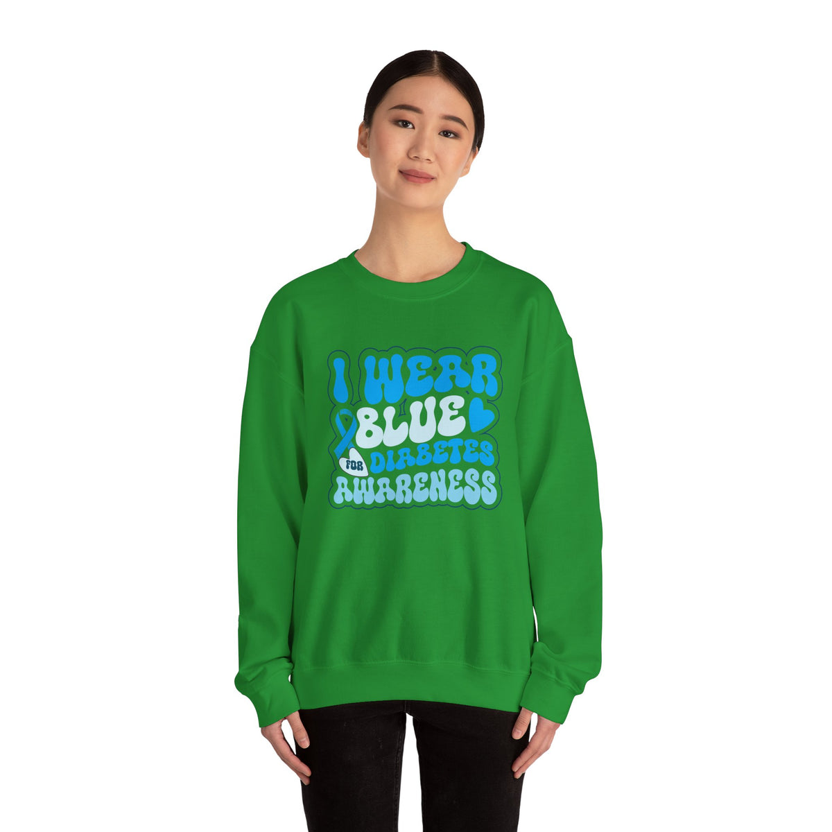 I Wear Blue Unisex Sweatshirt