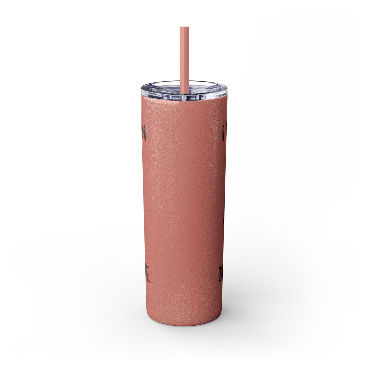 Funny Cat Skinny Tumbler with Straw, 20oz