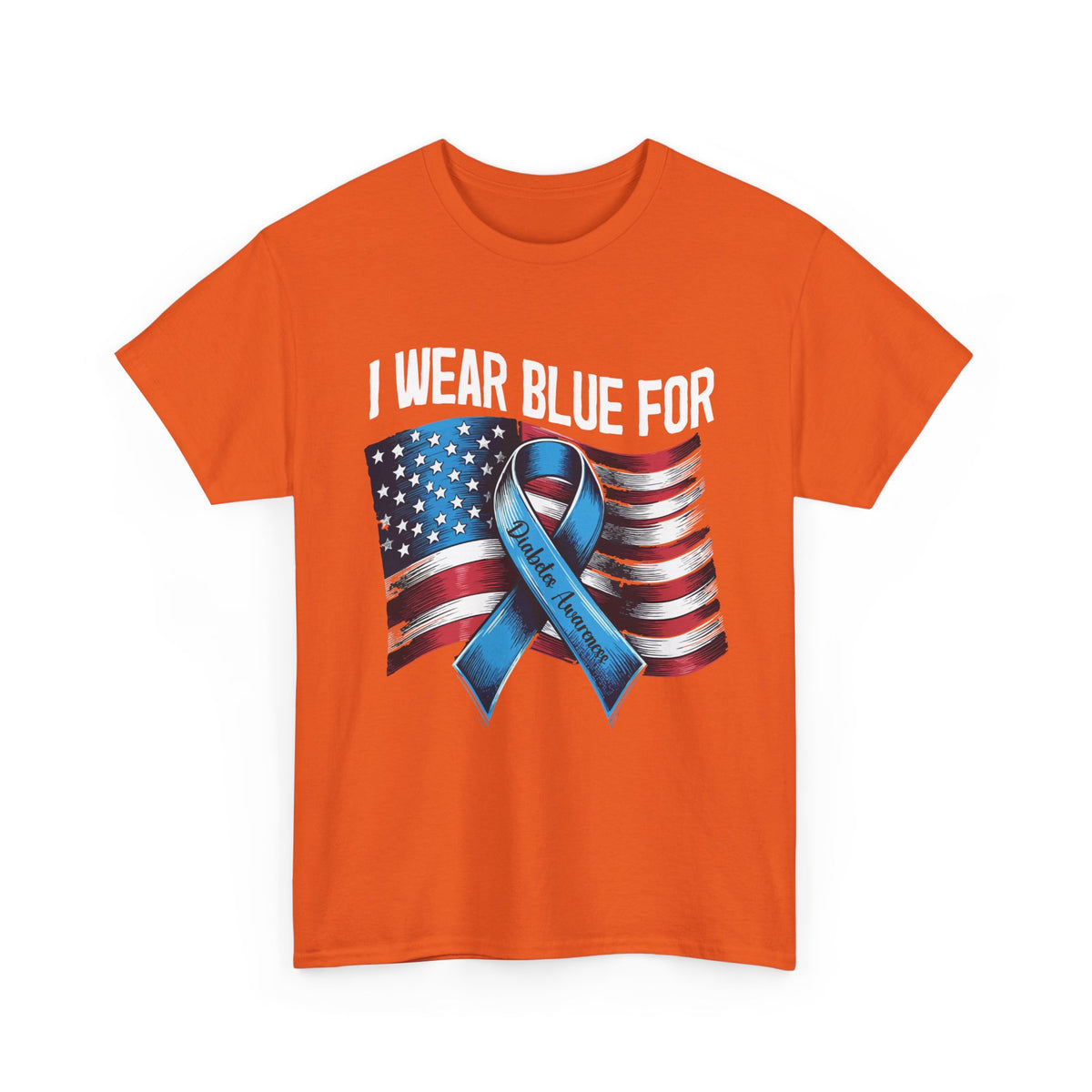 I Wear Blue For Diabetes