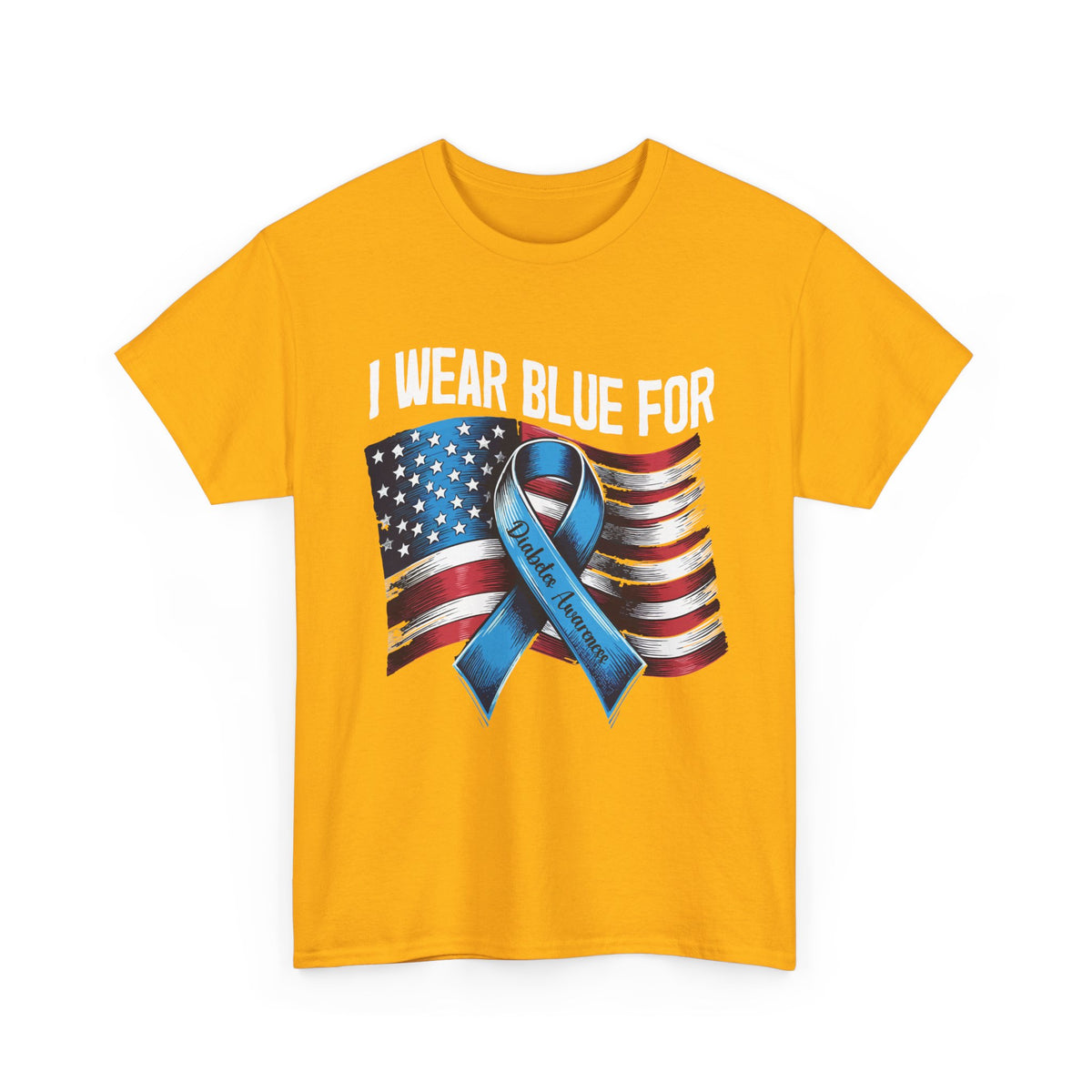 I Wear Blue For Diabetes