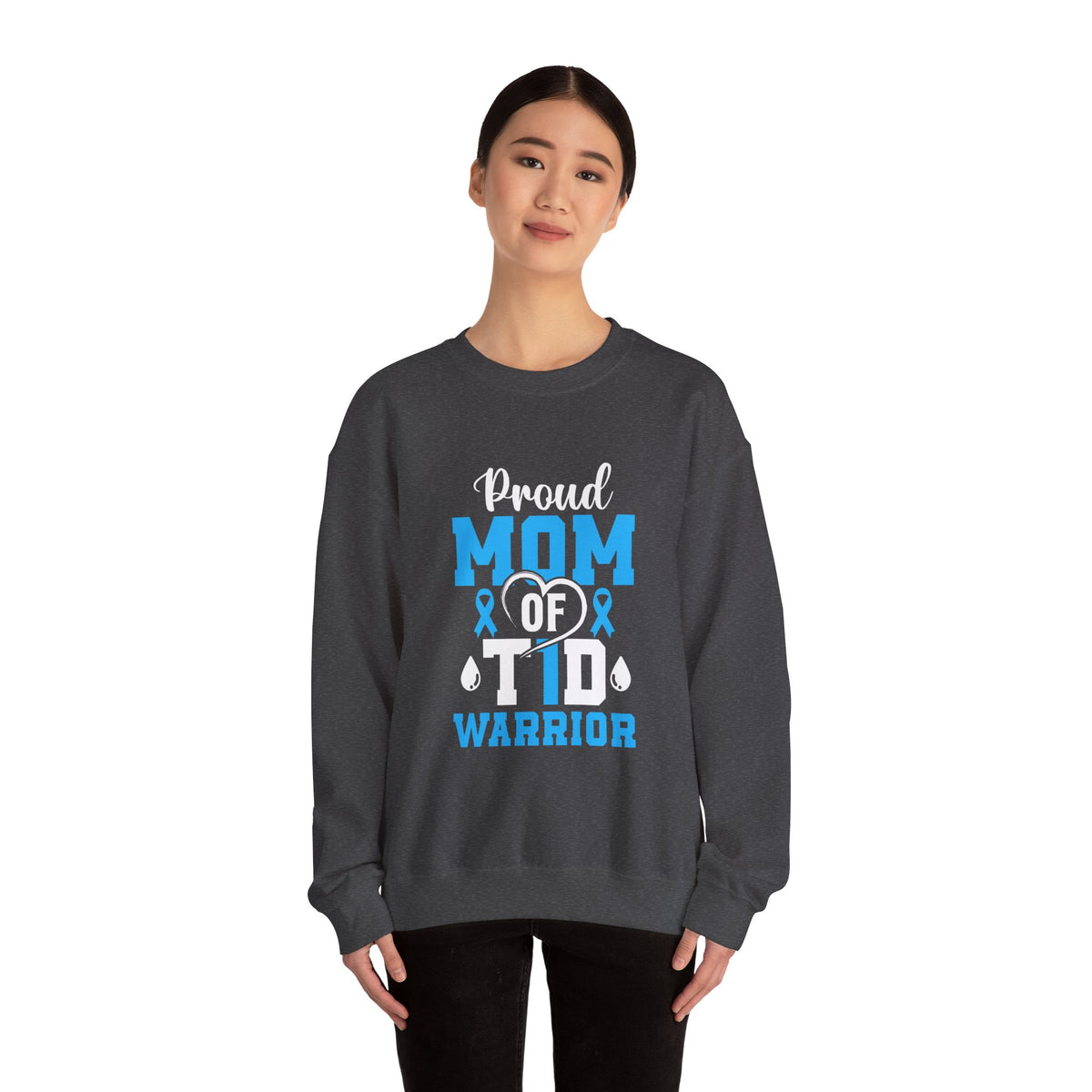 Proud Mom Of A Tie Warrior Unisex Sweatshirt