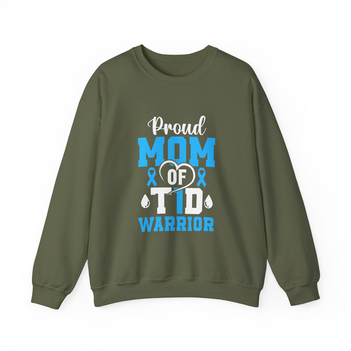 Proud Mom Of A Tie Warrior Unisex Sweatshirt