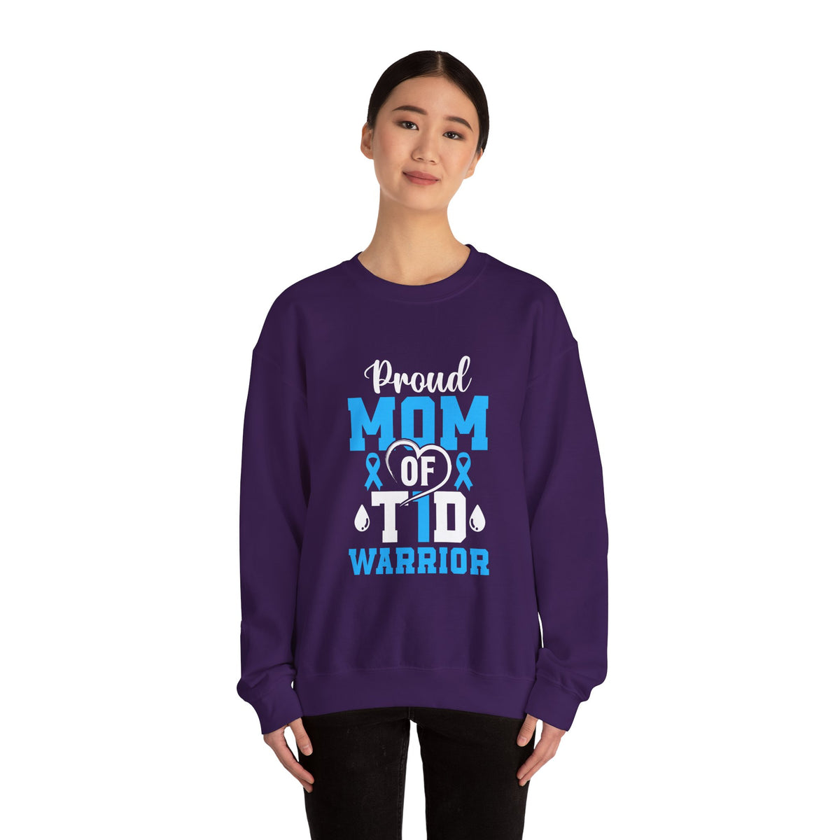 Proud Mom Of A Tie Warrior Unisex Sweatshirt