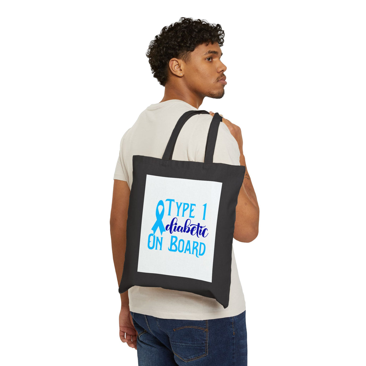 Type 1 Diabetes On Board Tote Bag