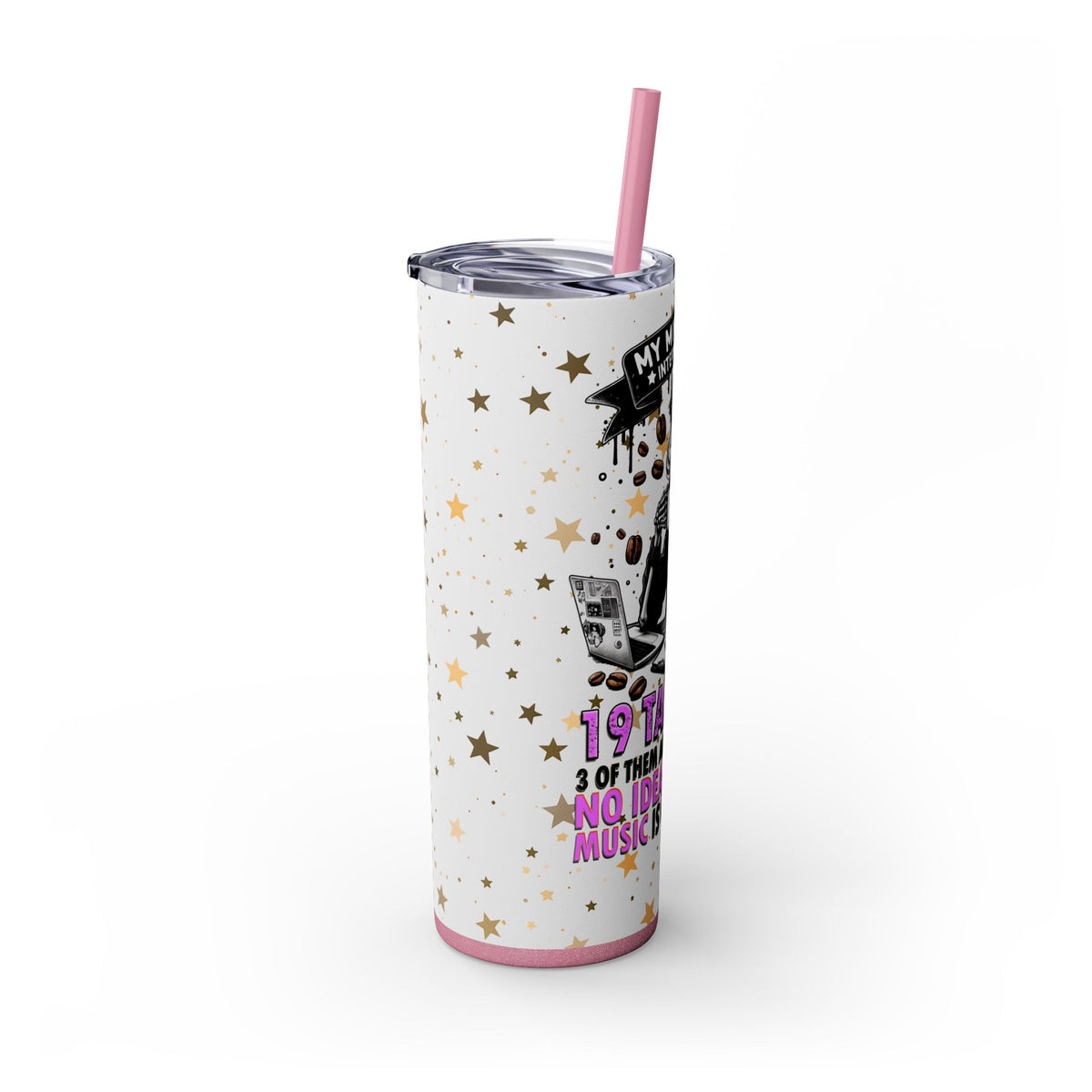 Skinny Tumbler with Straw, 20oz