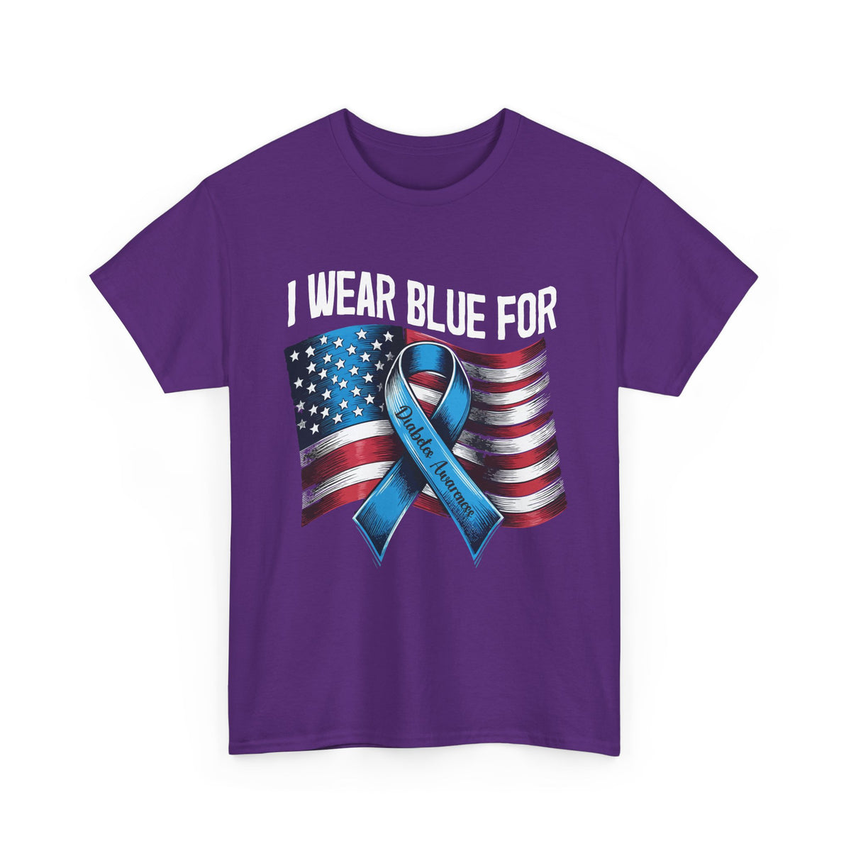 I Wear Blue For Diabetes