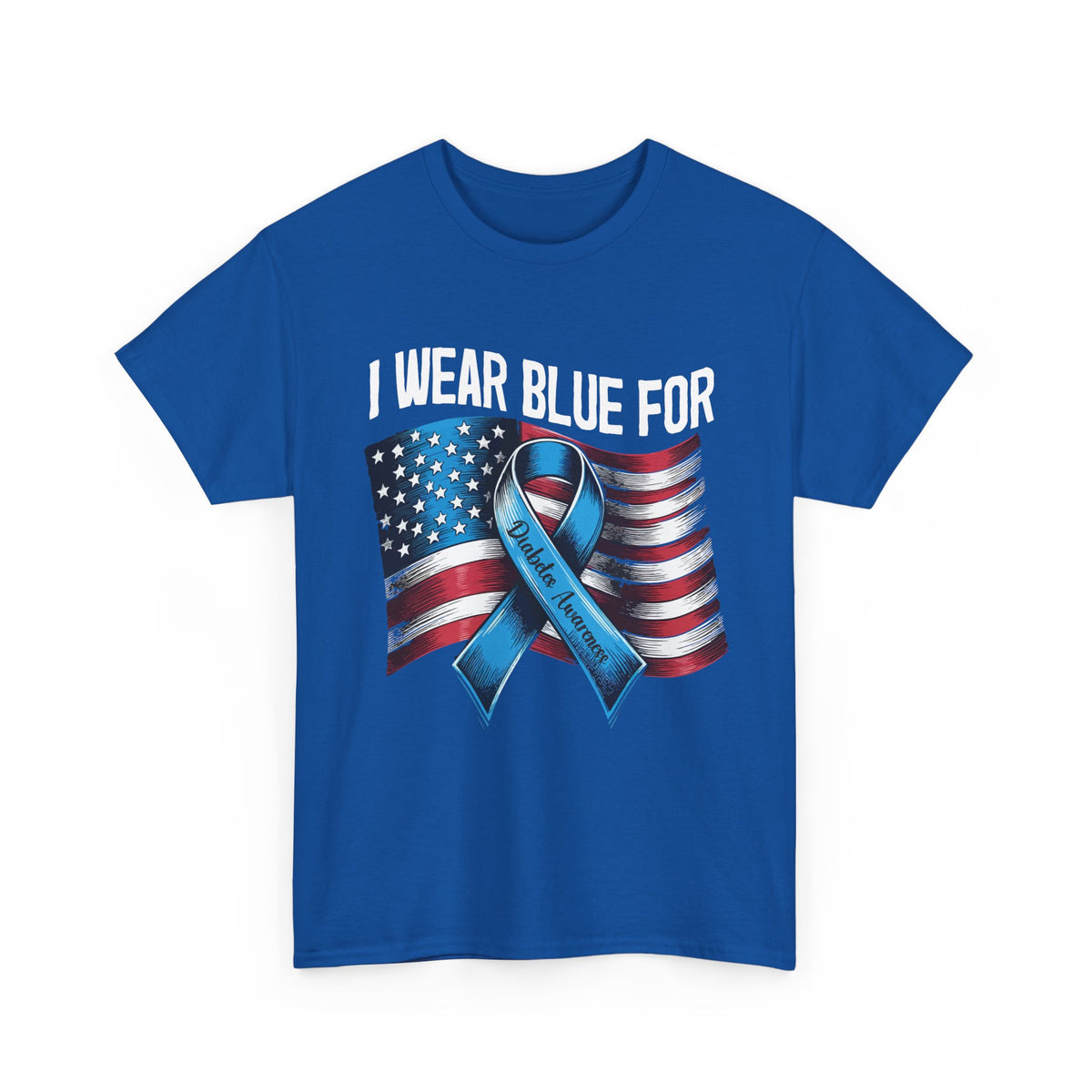 I Wear Blue For Diabetes