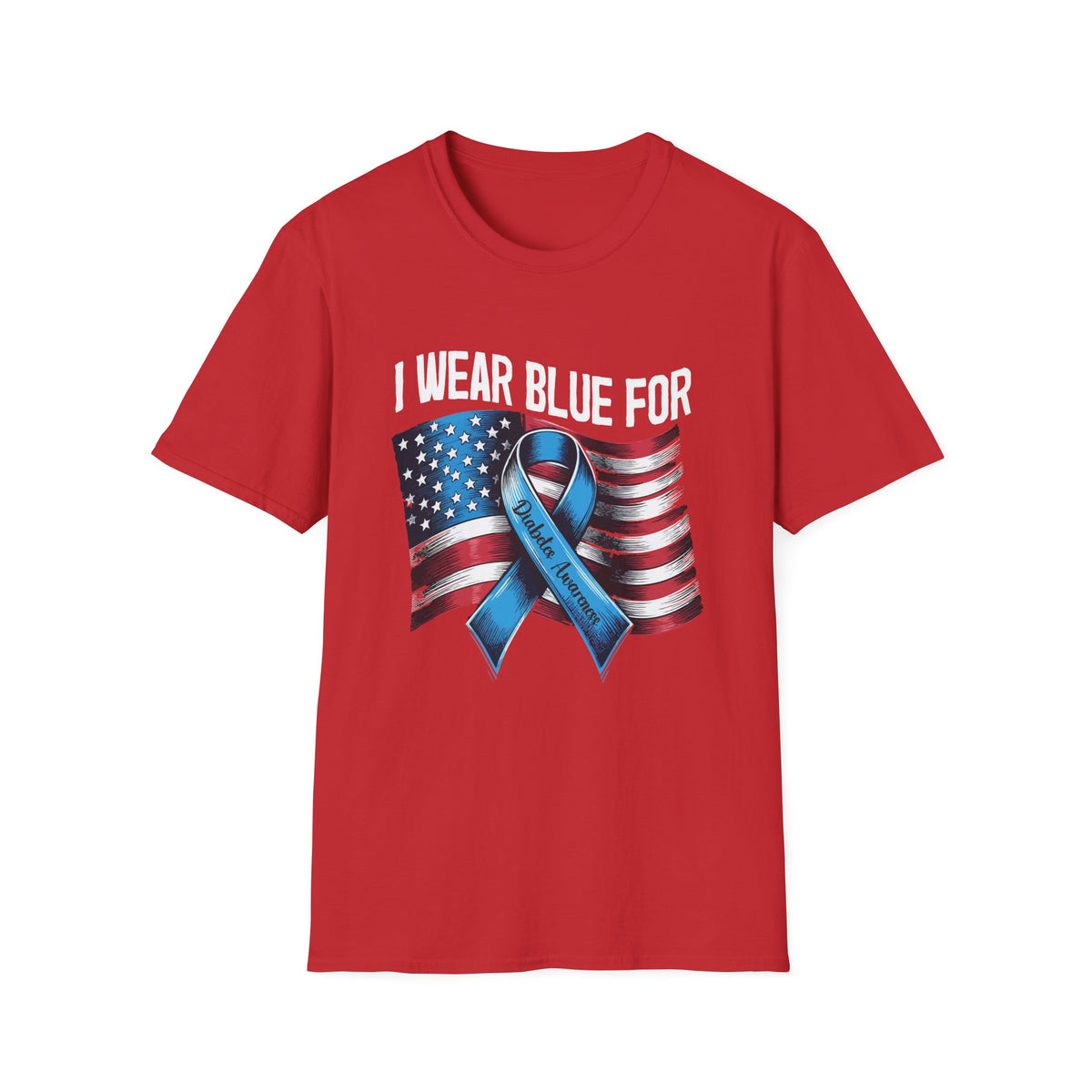 I Wear Blue For Softstyle T-Shirt