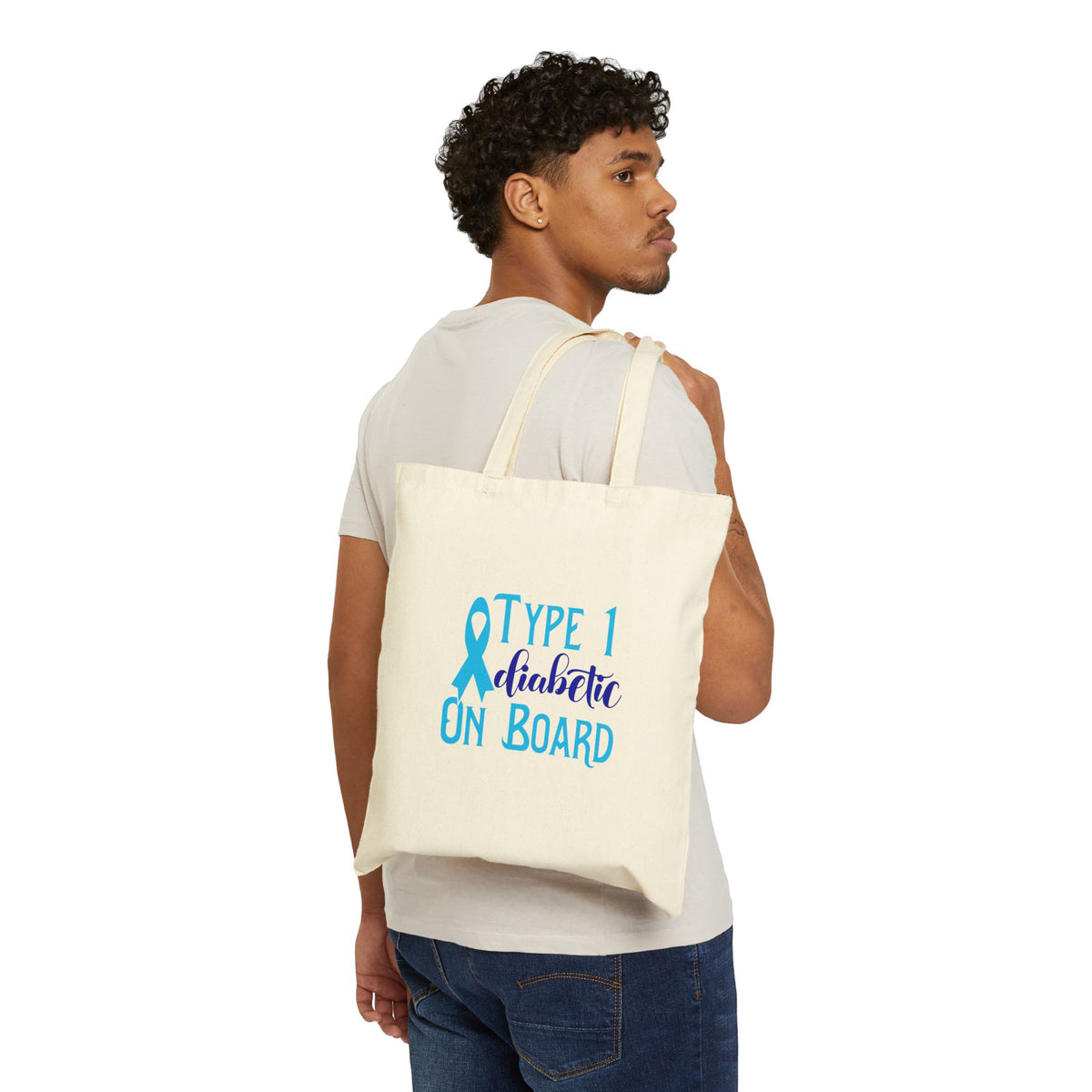 Type 1 Diabetes On Board Tote Bag