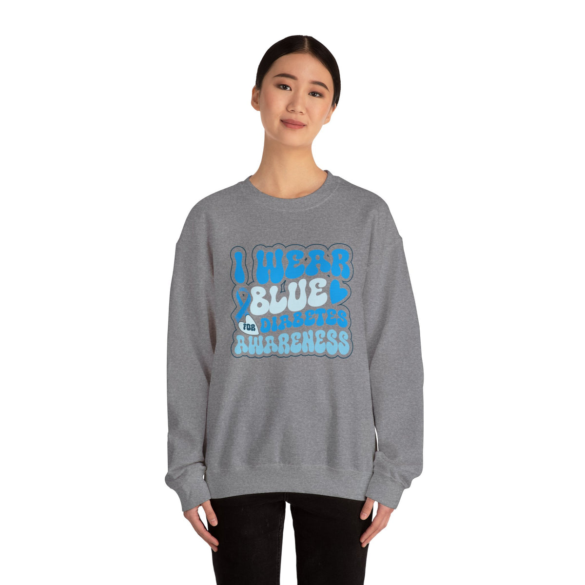 I Wear Blue Unisex Sweatshirt