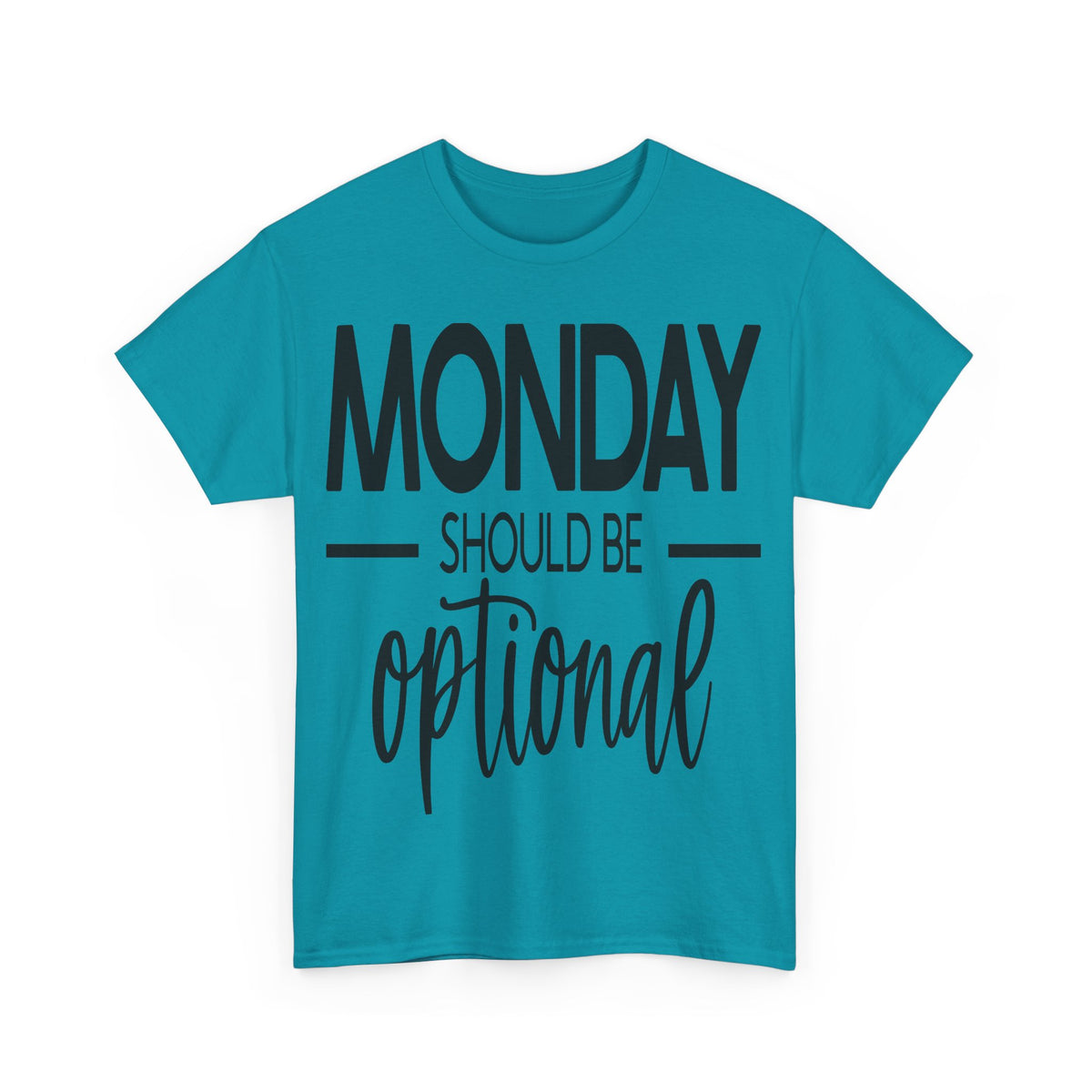 Funny Unisex Softstyle T-Shirt - "Monday Should Be Optional"
