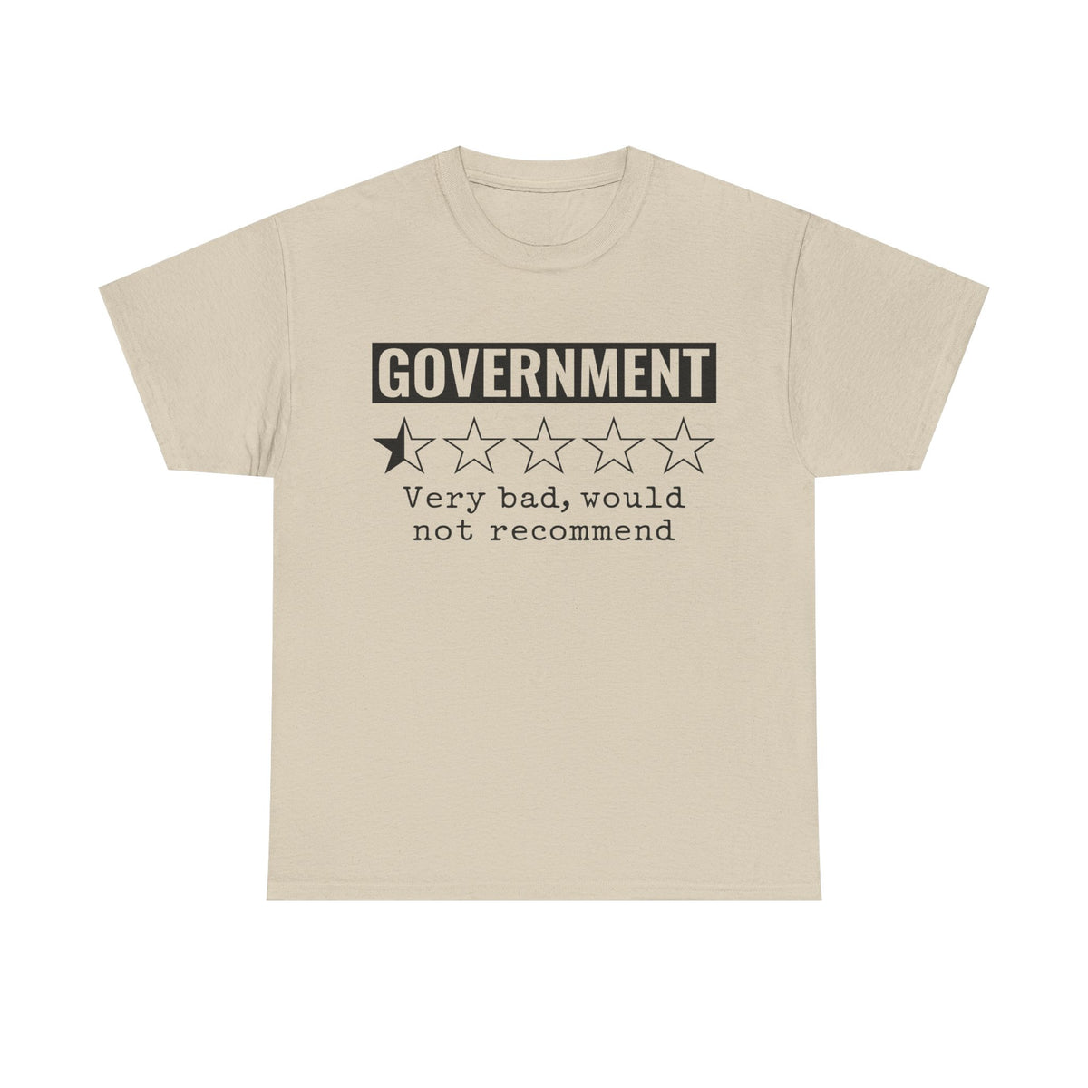 Government Review Tee | Funny Political T-Shirt, Gift for Activists, Quirky Humor Shirt, Unisex Graphic Tee, Statement Clothing