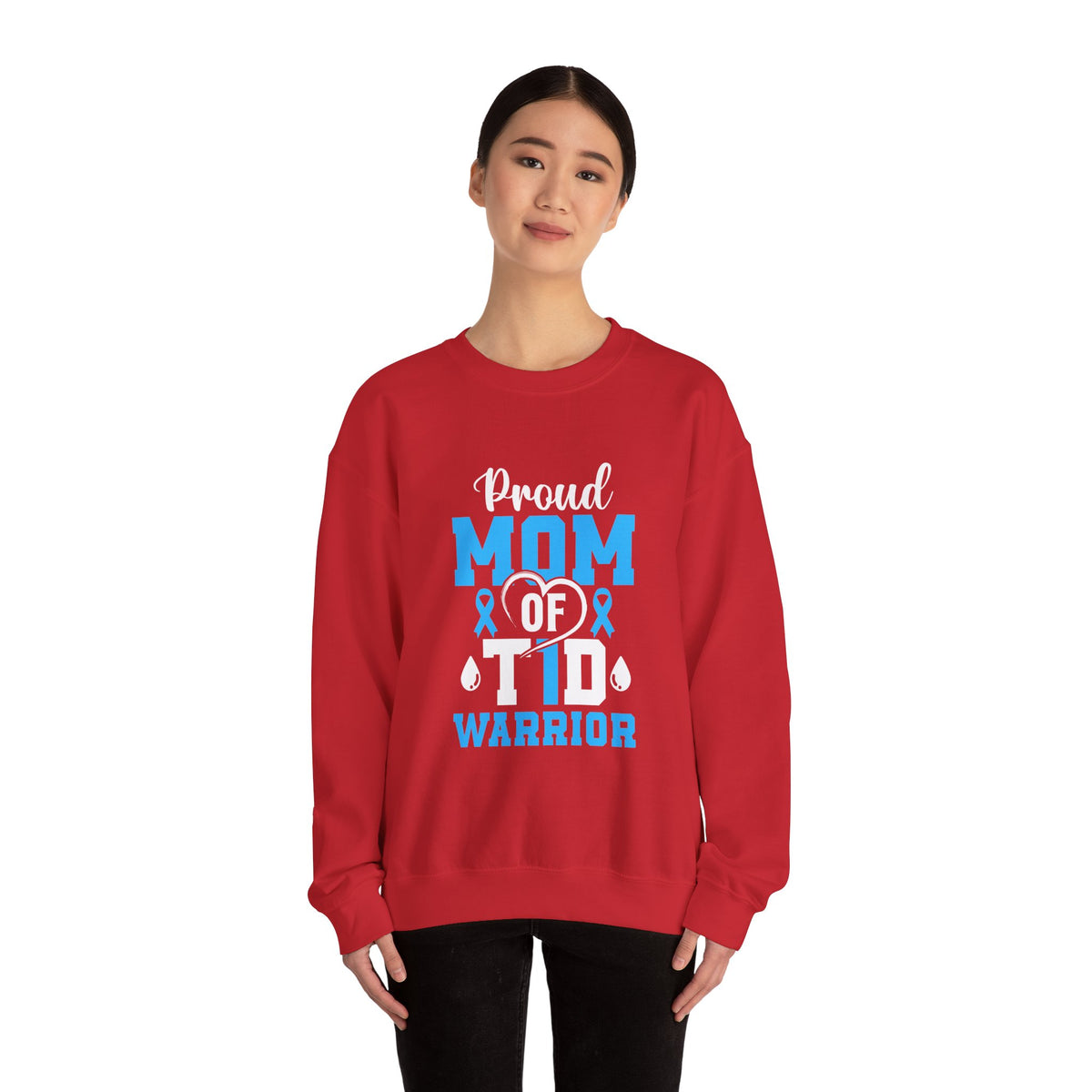 Proud Mom Of A Tie Warrior Unisex Sweatshirt