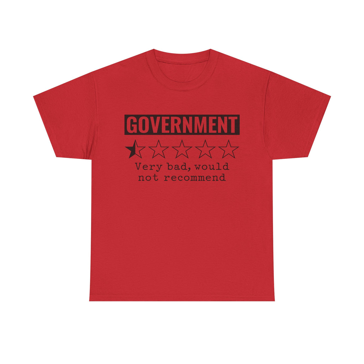 Government Review Tee | Funny Political T-Shirt, Gift for Activists, Quirky Humor Shirt, Unisex Graphic Tee, Statement Clothing