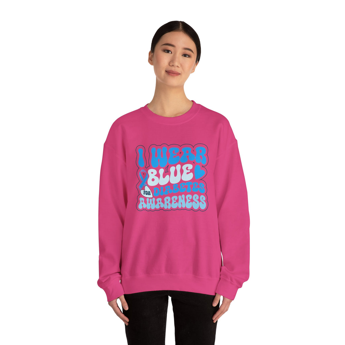 I Wear Blue Unisex Sweatshirt