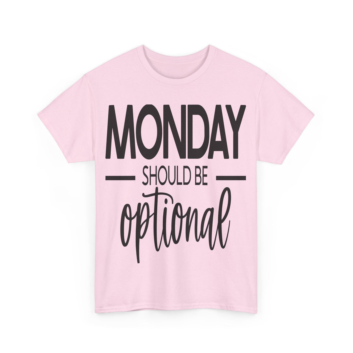 Funny Unisex Softstyle T-Shirt - "Monday Should Be Optional"