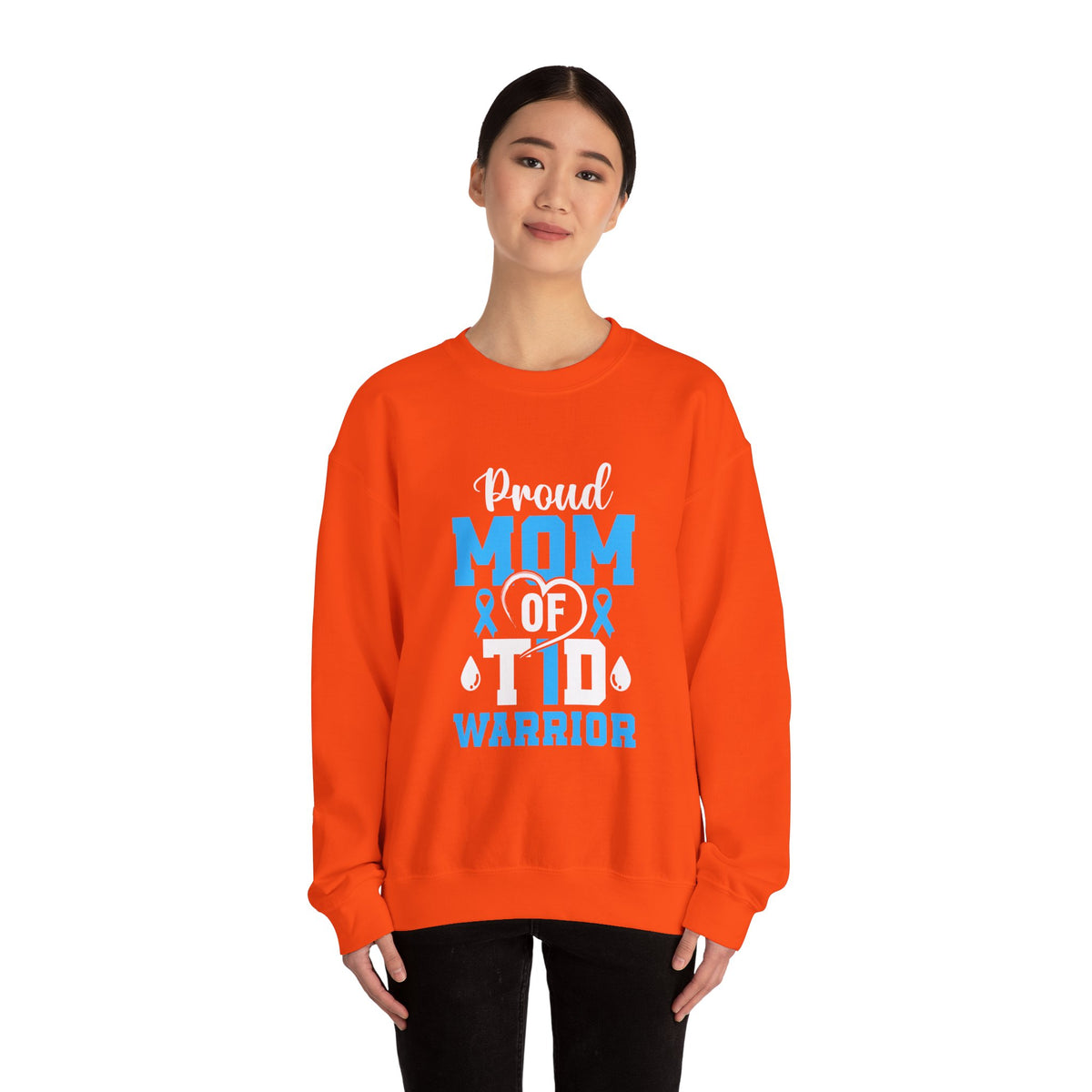 Proud Mom Of A Tie Warrior Unisex Sweatshirt