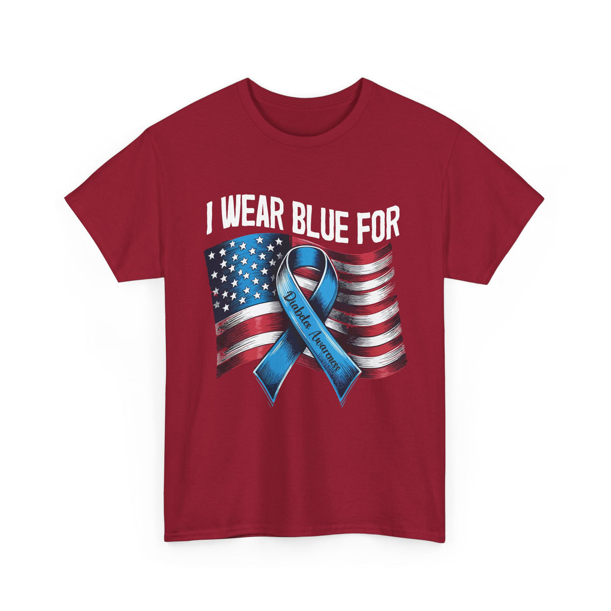 I Wear Blue For Diabetes
