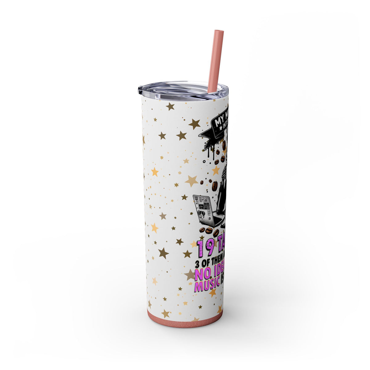 Skinny Tumbler with Straw, 20oz