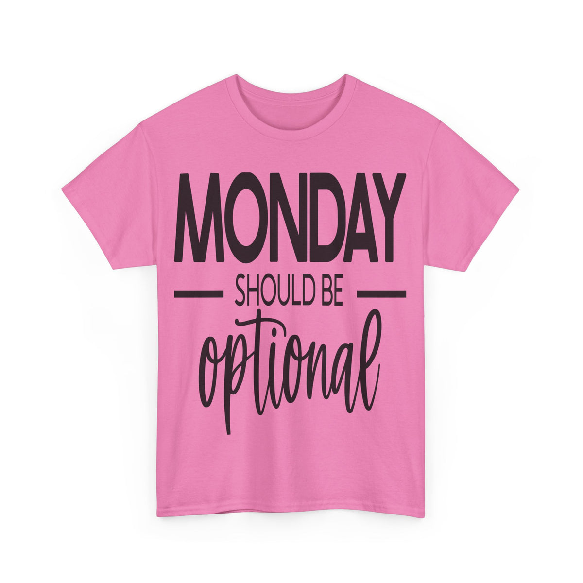 Funny Unisex Softstyle T-Shirt - "Monday Should Be Optional"