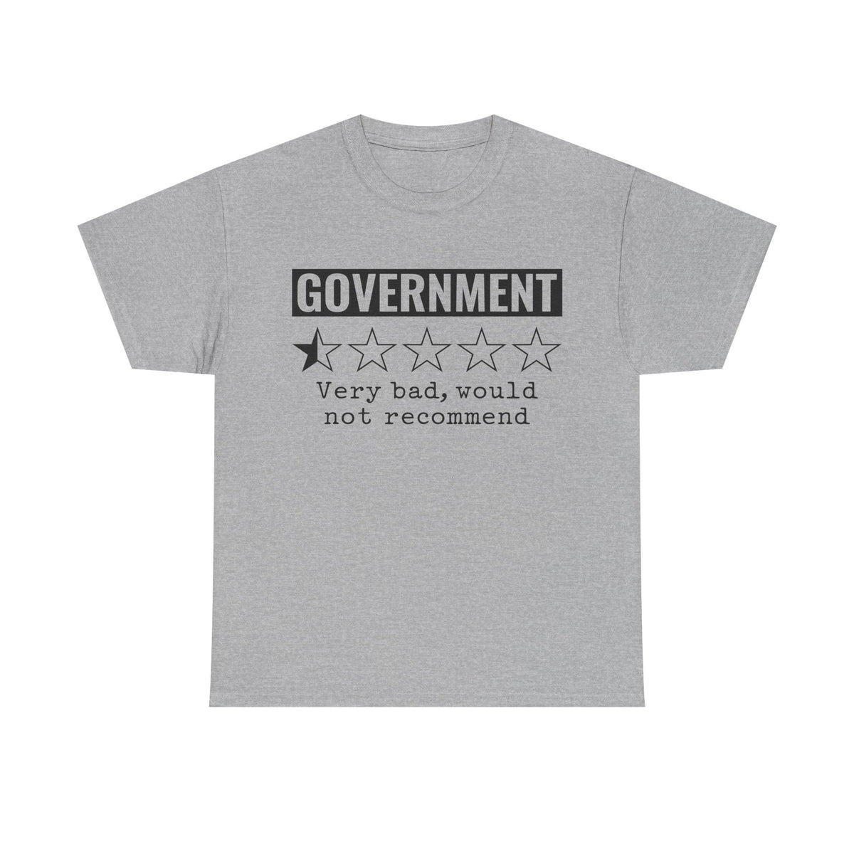 Government Review Tee | Funny Political T-Shirt, Gift for Activists, Quirky Humor Shirt, Unisex Graphic Tee, Statement Clothing