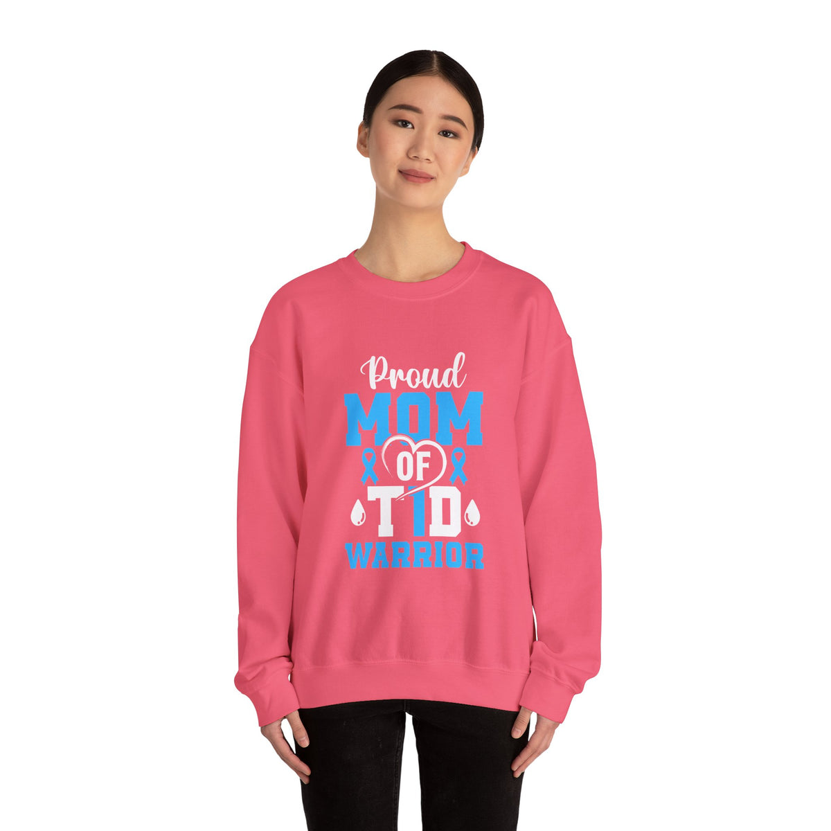 Proud Mom Of A Tie Warrior Unisex Sweatshirt