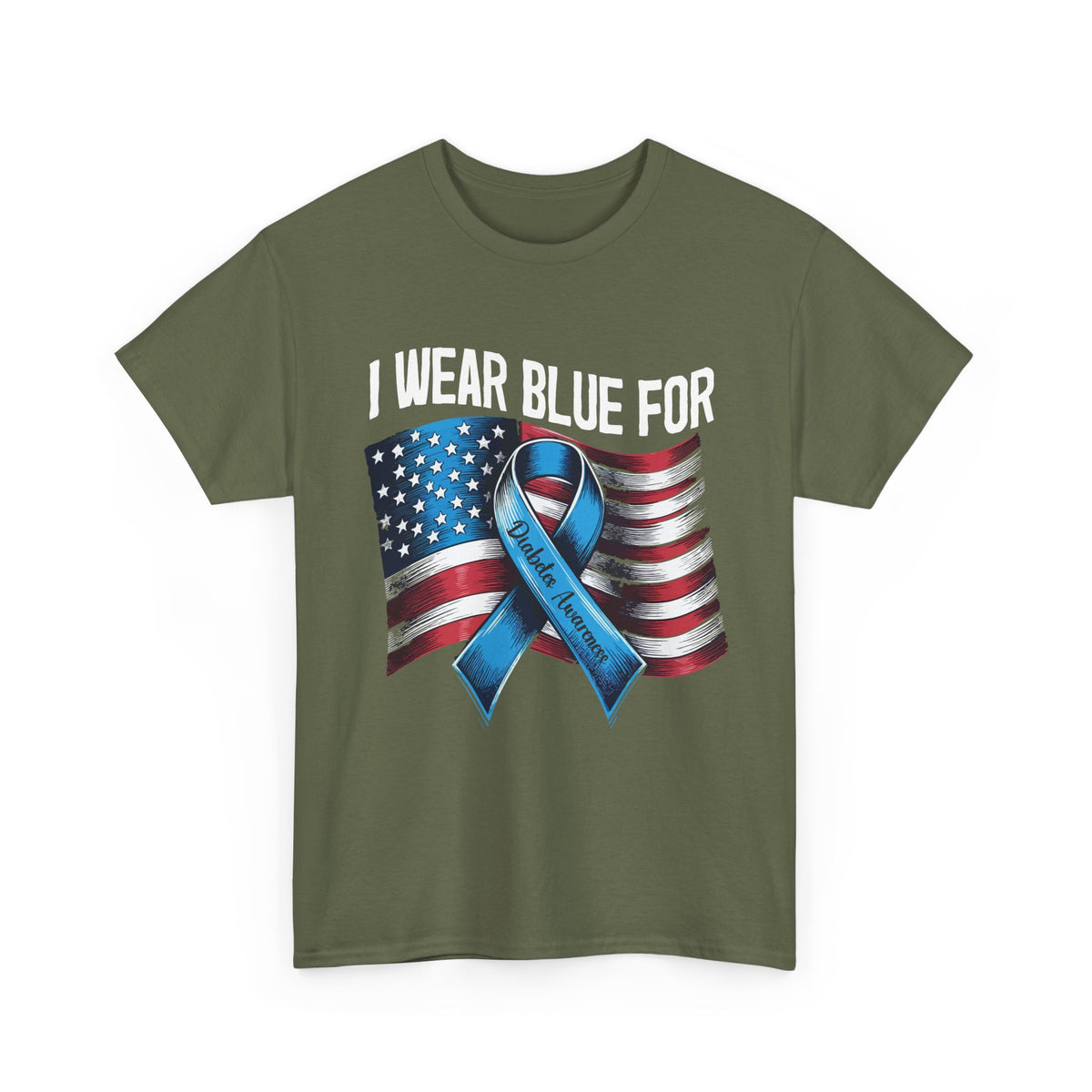 I Wear Blue For Diabetes