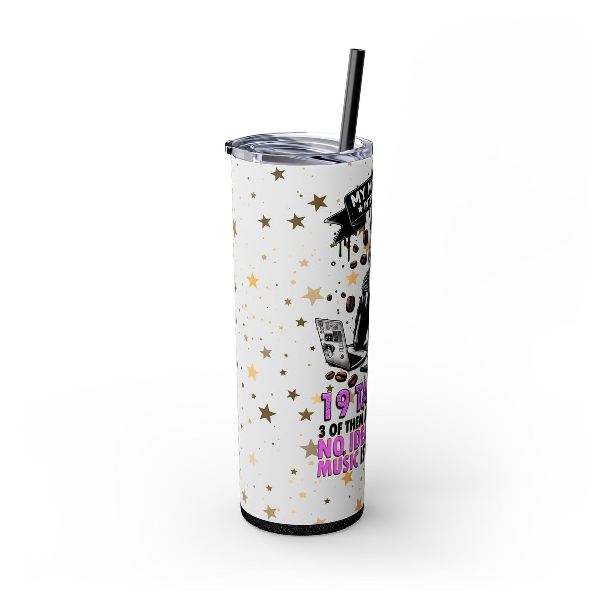 Skinny Tumbler with Straw, 20oz