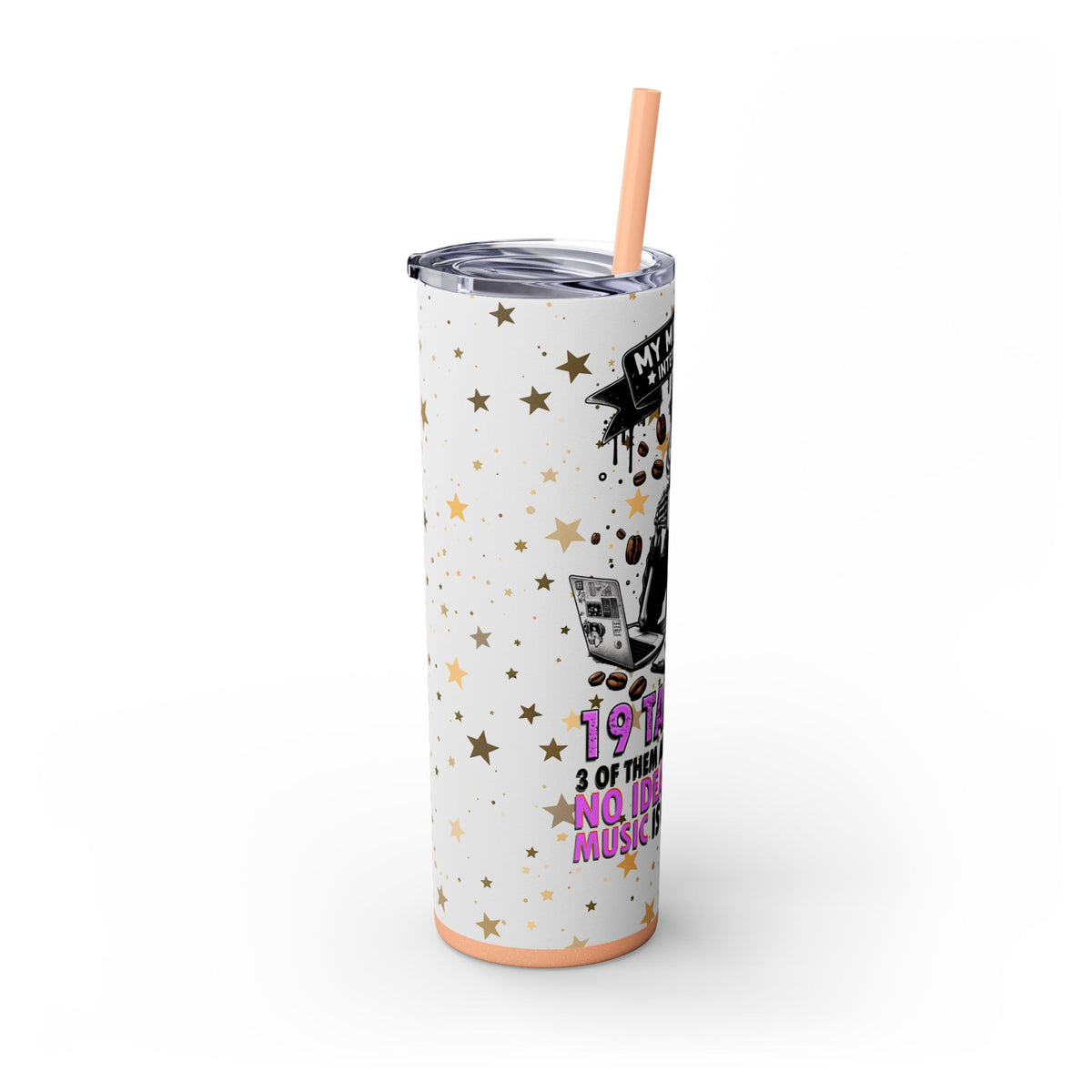 Skinny Tumbler with Straw, 20oz