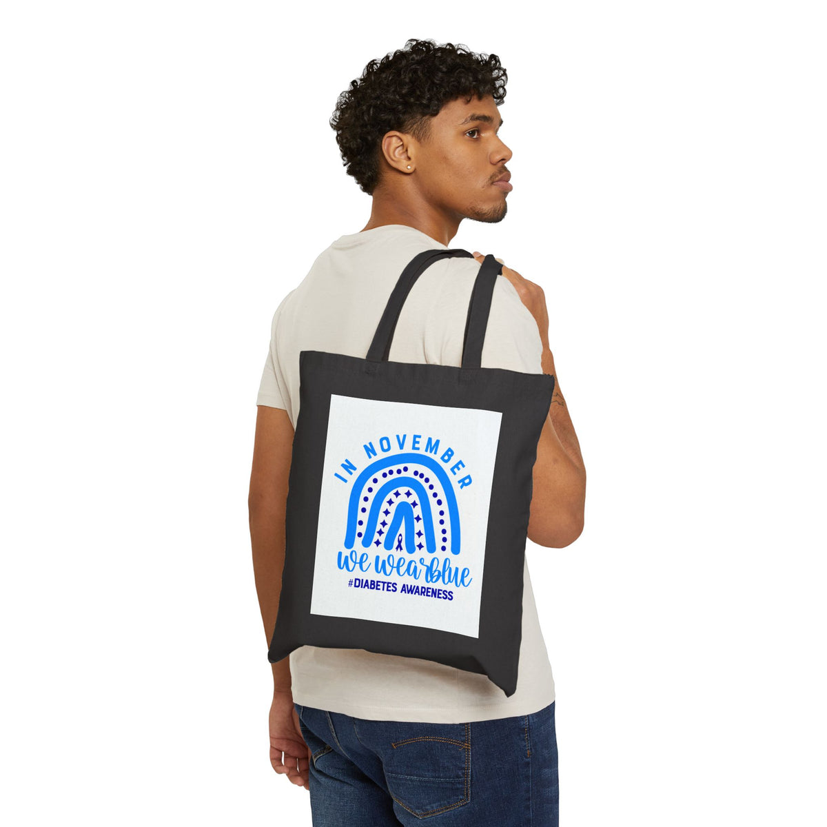 We Wear Blue Tote Bag