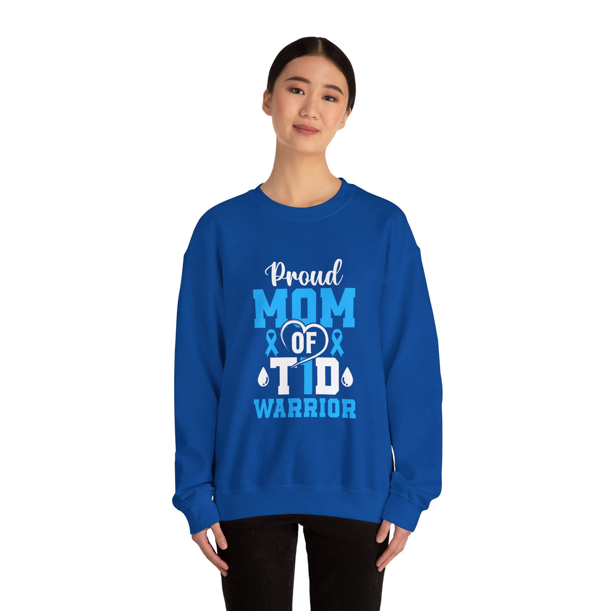 Proud Mom Of A Tie Warrior Unisex Sweatshirt
